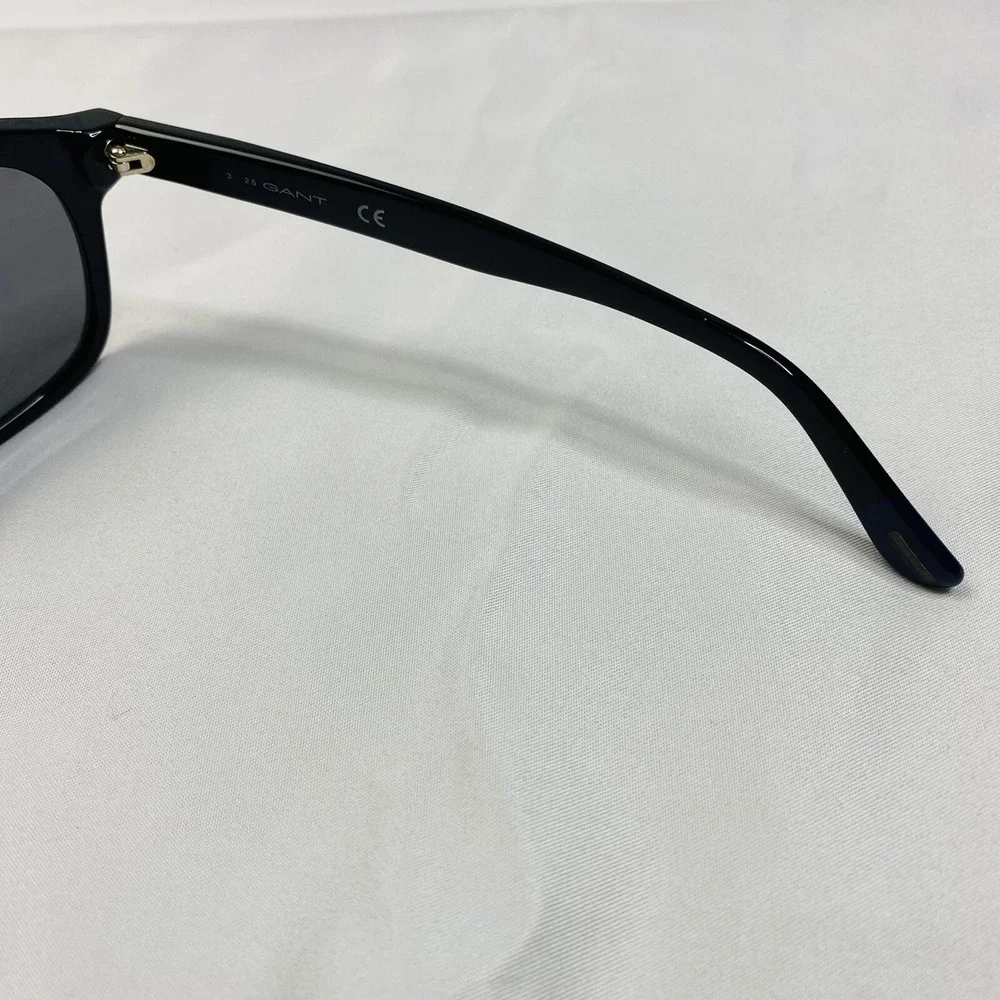NWT GANT Polarized Black w/ Blue Tips GA7040 53 21 140 *3P Sunglasses $145‎